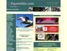Tablet Screenshot of equinesite.com